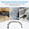 TuoP 9 inch Stainless Steel Boat Grab Handle, Marine Handrail