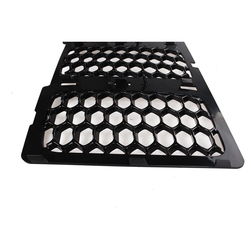Savadi-Car 7PCS Black Front Grille Inserts Trim Mesh Kit For