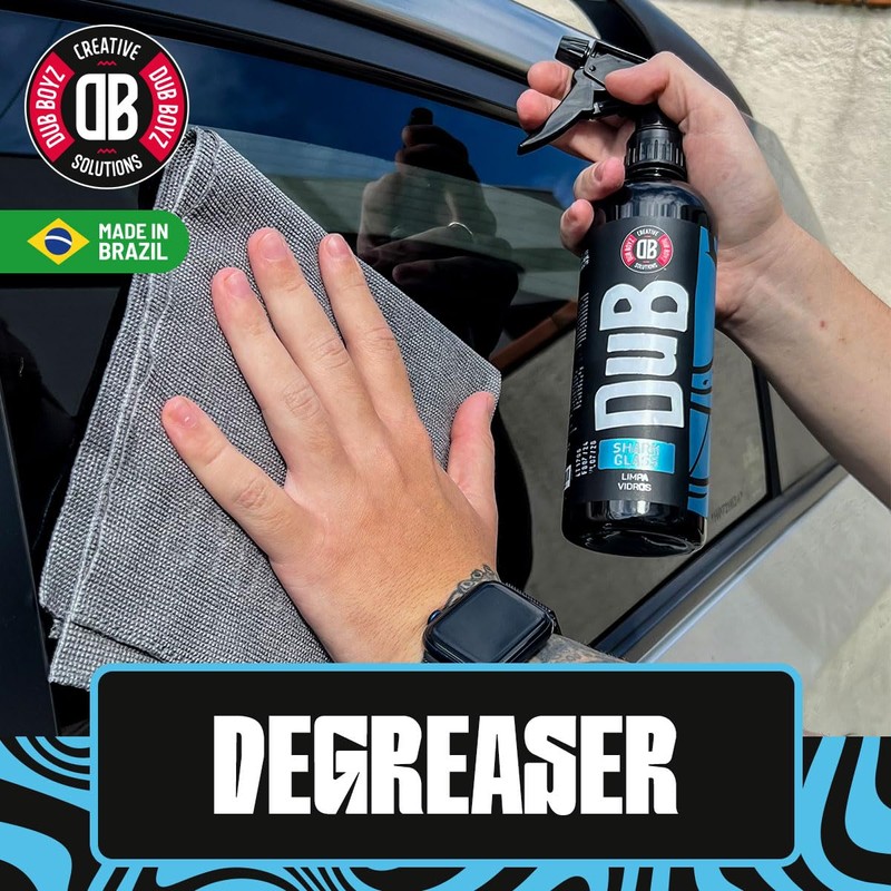 DUB BOYZ Shark Glass Window and Glass Cleaner, Streak-Free Formula,
