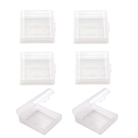 WAYLLSHINE Storage Case, Pack of 6 CR123A/16340 Battery Organizer, Environmental Protection Plastic Material, Portable, 6.0 Count