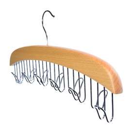 Hagspiel, Pack of 2 Scarf Holders, Metal Hangers, Non-Slip Coating (Metal Scarf Holder)