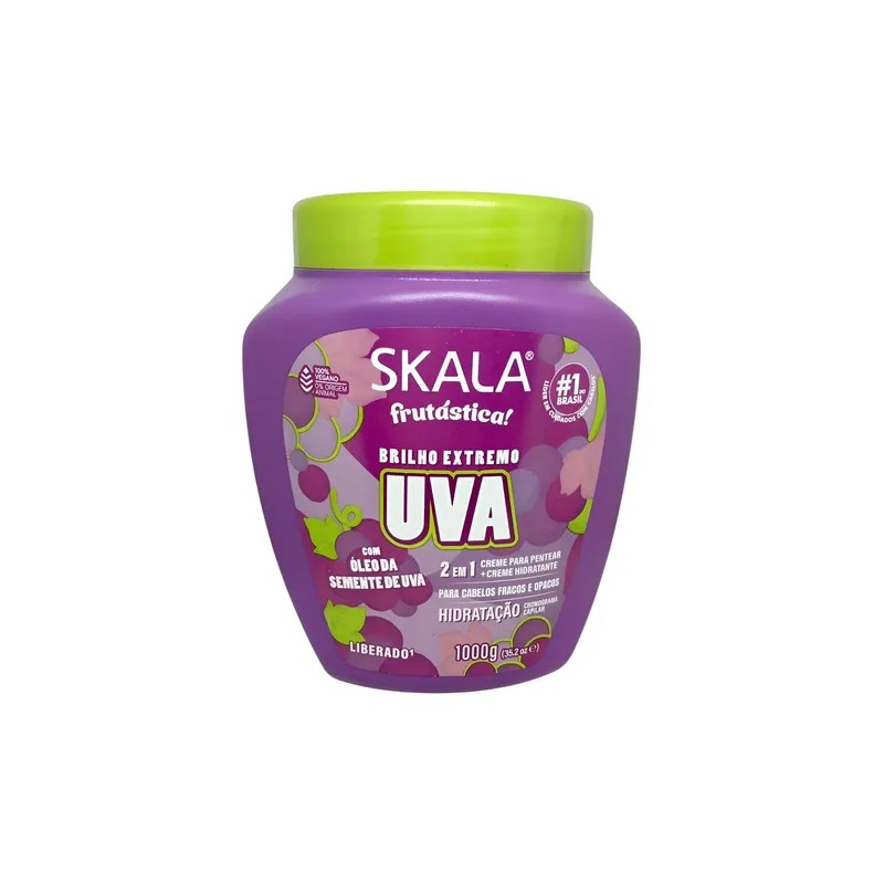 Kit Skala Frutastica Mascara Coco Banana Uva Morango