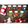SICOHOME Christmas Cut-Outs for Classroom 4"x6" Assorted Xmas Stocking Cut-Outs