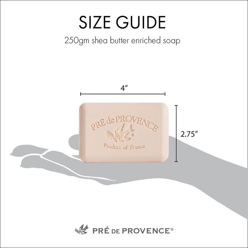 Pre de Provence Artisanal Soap Bar, Enriched with Organic Shea
