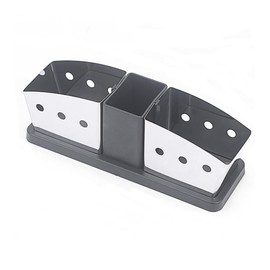 esowemsn 1PC Coffee Condiment Holder 3 Compartment Coffee Bin Box Tea Bags Storage Organizer Holder Coffee Sugar Holder for Home Kitchen Restaurant Coffee Bar Office