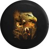 Spare Tire Cover American Golden Eagle in The Moonlight (Fits: