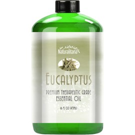 Naturalitana Eucalyptus Essential Oil 16 oz, Therapeutic Grade – Essential Oil for Diffuser, Humidifier, Bath Bombs, Soap & Candle Making