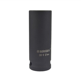 21mm 1/2" Drive Double Deep Metric Impact Socket Single Hex by Bergen AT021