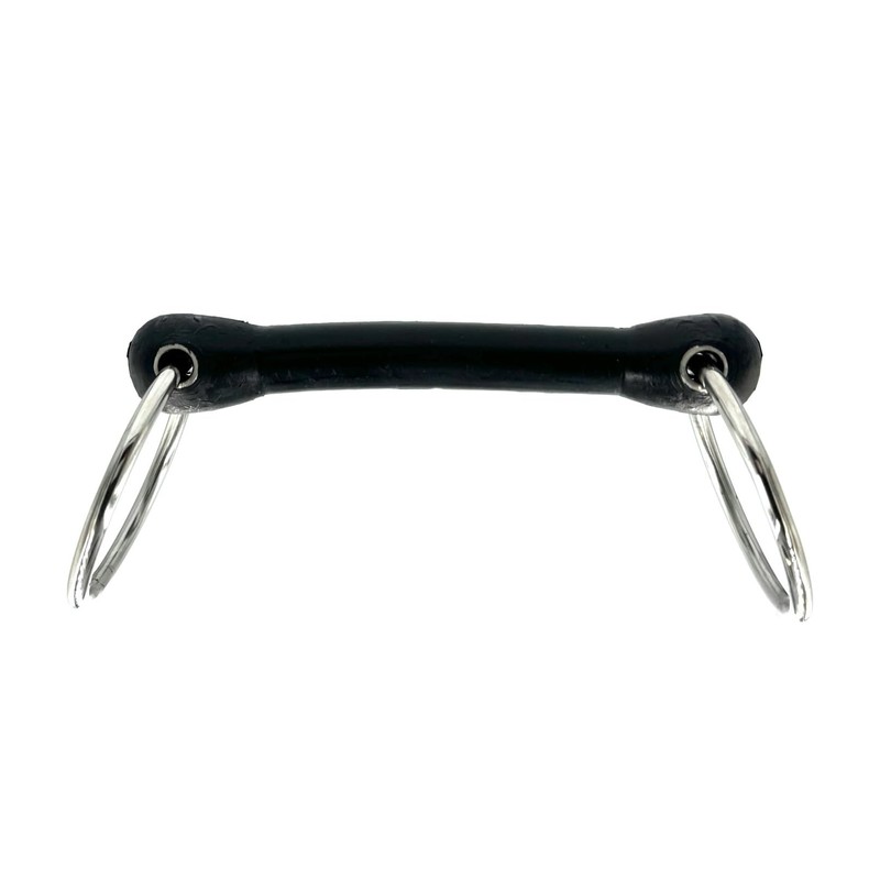 Equine Smile ES0101 Snaffle Bit Flexible Rubber Bar Ring Diameter