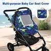 Windproof Baby Car Seat Cover, 3D Mink Dot Infant Car