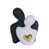 Ceramic Couple Statue for Home Decor - Abstract Hugging Figurine