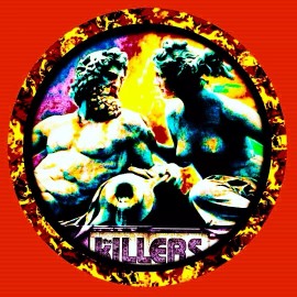 THE KILLERS  ROCK BAND ACCESSORIES SET BRACELET NECKLACE PIN