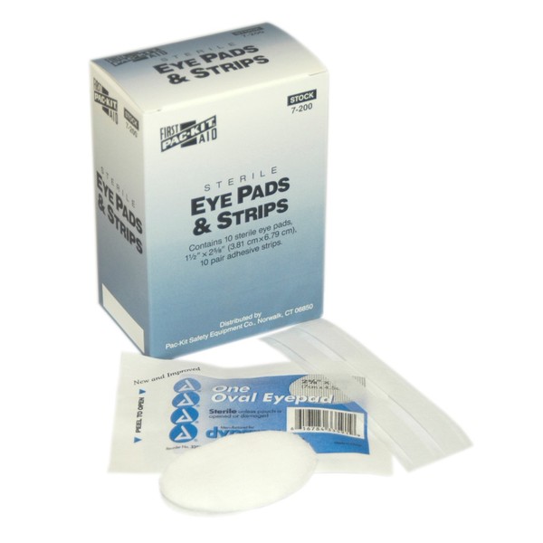 First Aid Only 7-200 Sterile Eye Pad and Strip (Box of 10)
