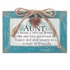 Cottage Garden Aunt Special Bond As Friends Teal Distressed Locket