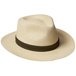 Scala Men's Panama Outback Hat, Natural, Large