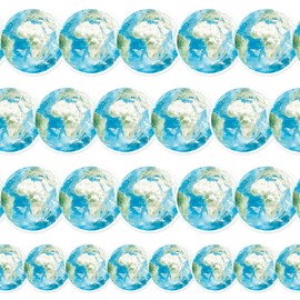 FYSUIMU 60 Pcs Travel The Map Globes Bulletin Board Borders Blue Globe Earth Self-Adhesive Border Trim Let's Explore World Map Classroom Sticker Decals for Back to School Home Party Wall Decoration