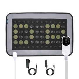 ROADDPMATE Far Infrared Heating Pad for Back, Infrared Natural Jade, and Tourmaline Heating Pad, with Auto Shut Off, 25 x 16.41 inches