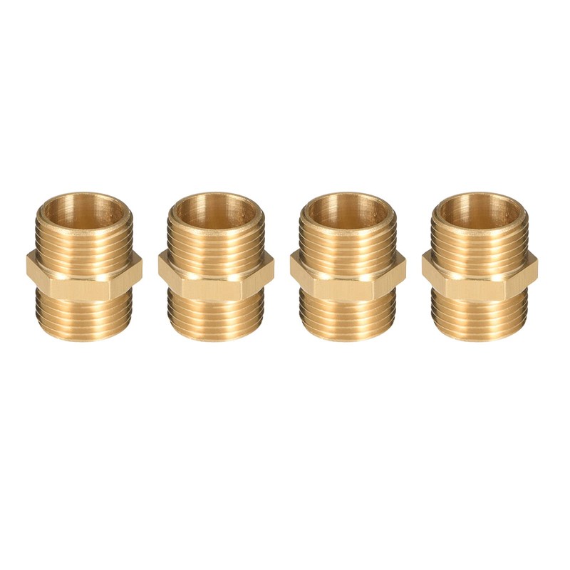 QUARKZMAN G3/8 Male Thread Nipple x 4 Pieces Straight Hex