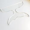 Whale Tail Charcuterie Board Handle Template, Clear Acrylic Template, Woodworking