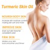ouhoe 1/2/4pcs Turmeric Skin Oil With Glycerin， Nourishing ，Moisturizing Even
