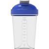 PROELITE PROELITE 700ml + 500ml Protein Shaker Bottle with Transparent