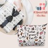 JXGZSO Funny Cat Gift Toilet Cat Makeup Zipper Bag Hilarious
