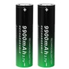 youmotu 2 Packs 18650 Rechargeable Battery 3.7V 9900mAh 18650 Flat