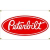 Peterbilt Red Garage Banner Man Cave Banner Diesel Hot Rod