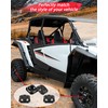 SAUTVS Black Wheel Hub Caps for Polaris RZR XP 1000/XP