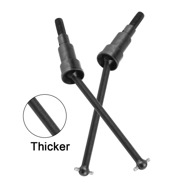 GLOBACT #45 Steel CVD Driveshaft Front Rear Drive Shafts Set
