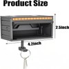 Car Garage Key Holder with Opening Door, Wall Mount Key