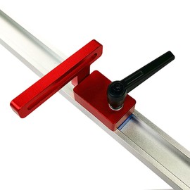 Guide Rail Stop for T-Nut T-Tracks, 30 Slides T-Rails Mitre Track Stop, T-Nut Mitre Track Stop, Slide Stopper for Woodworking