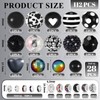Wurosi 112 Pcs Beads for Pens, Spacer Beads, Chunky Bubblegum