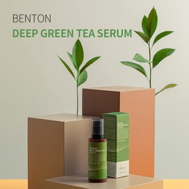 BENTON Deep Green Tea Serum 30ml (5.07 fl. Oz.) - Nourishing and hydrating facial serum for oily and sensitive skin, soothing and brightening