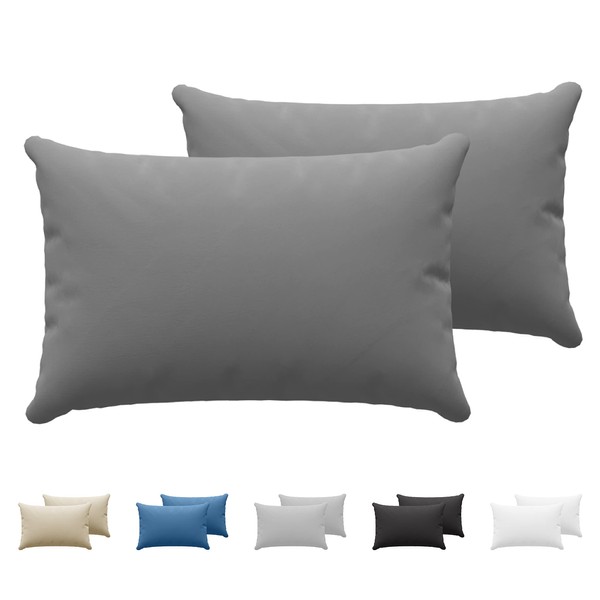 Dreamzie Pillowcases (Set Of 2) - Anthracite - For Pillows