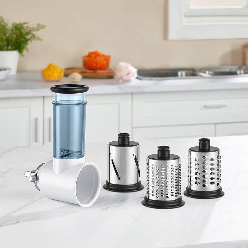 Slicer Shredder Attachment for KitchenAid Stand Mixer, Cheese Grater Attachment