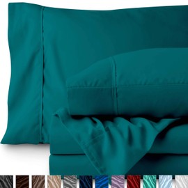 Bare Home Queen Sheet Set - 1800 Ultra-Soft Microfiber Bed Sheets - Double Brushed Breathable Bedding - Hypoallergenic â Wrinkle Resistant - Deep Pocket (Queen, Emerald)