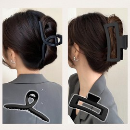 Rodri Mische Hair Clip, 5.1 inches (13 cm), Set of 2, Large Shikkari Tomal, Large Volume, Hair Clip, Hair Clip, Hair Claw, Cute, Shikkari Bath, Hair Accessories, No. 19