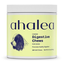 AHALEA 120 ct. Probiotics for Dogs- Dog Probiotics for Digestive Health, Support Gut Health, Diarrhea, Digestive Health & Seasonal Allergies, 264 Gram 2 Billion CFUs