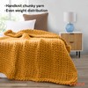 YnM Knitted Weighted Blanket, Handmade Chunky Knitted Design, Soft and