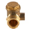 Laroal 3 Way Brass Air Compressor Check Valve Male Thread