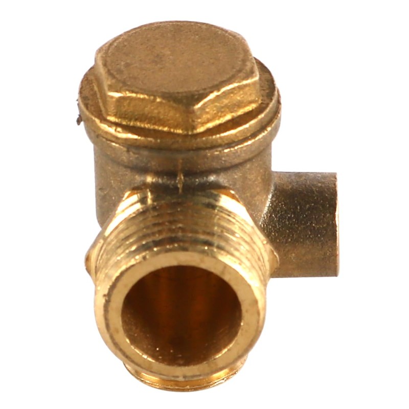 Laroal 3 Way Brass Air Compressor Check Valve Male Thread