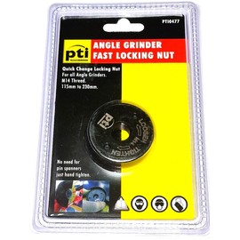 M14 Quick Change Heavy Duty Stainless Steel Angle Grinder Locking Retaining Flange Nut, Quick Change Fast Locking nut M14 Thread Hand Tighten