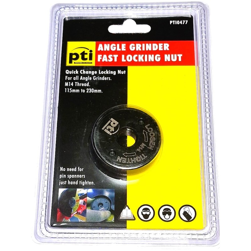 M14 Quick Change Heavy Duty Stainless Steel Angle Grinder Locking