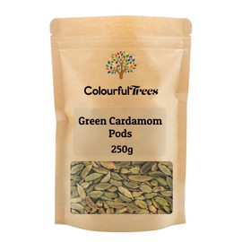 Green Cardamom Pods 250g by Colourful Trees