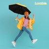 ViddVoom Duck Umbrella - Fun Duck Head Handle, Handy Folding