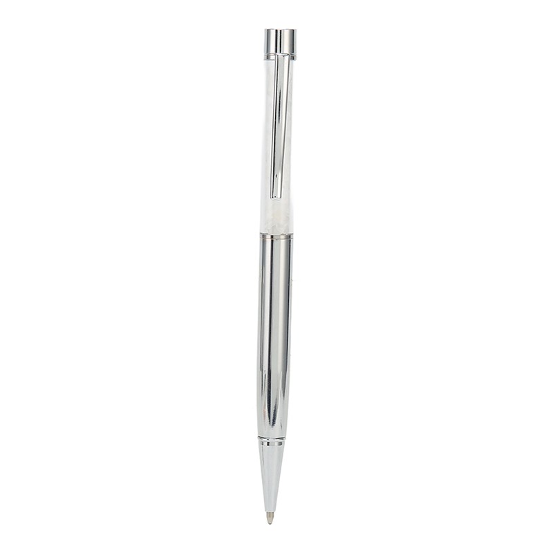 6Pcs Ball Point Pen Crystal Stone Replaceable Refill Elegant Multi