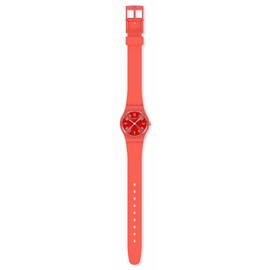 Swatch Lady Women's Watch Casual Polymer Pink Quartz Waterproof Notes of Coral