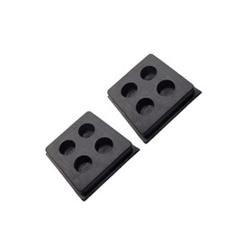 Replacement part fits Set Of 2 Heavy Duty Anti Vibration Isolation Rubber Pads 2" X 2" X 3/4" CHStet02072