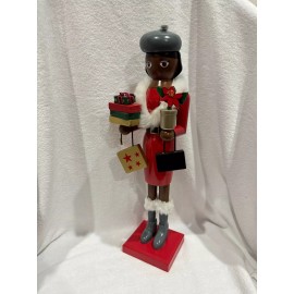 North Pole Trading Co. Nutcracker Holiday  14" AA Shopper Girl